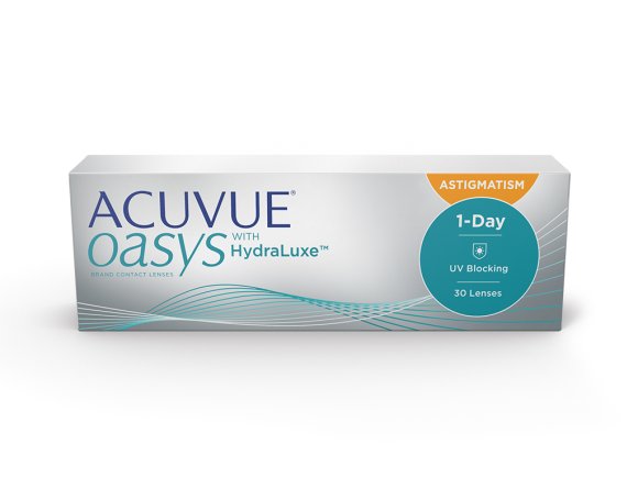 ACUVUE® OASYS Brand with HYDRACLEAR® PLUS Technology for ASTIGMATISM